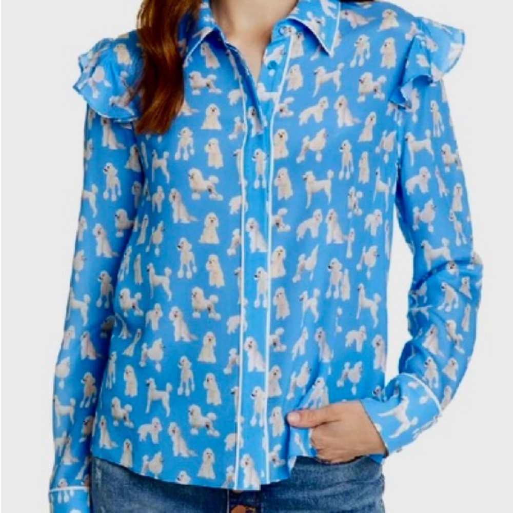 NWOT Alice + Olivia Blouse - Picture 5 of 6